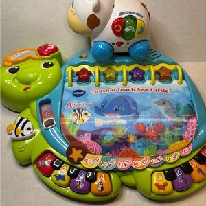 VTech Touch & Teach Sea Turtle - Multicolor